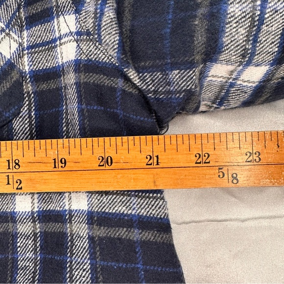 Jachs Blue Plaid Sherpa Lined Button-Up Flannel Jacket - Picture 5 of 7